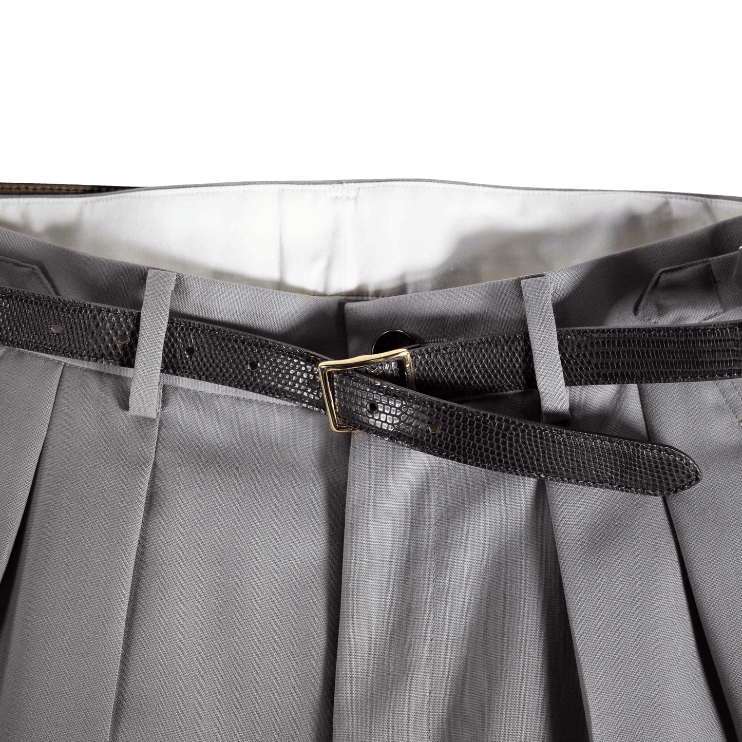 BISOWN(ビソウン)/LIZARD CLASSIC SQUARE BELT/DB