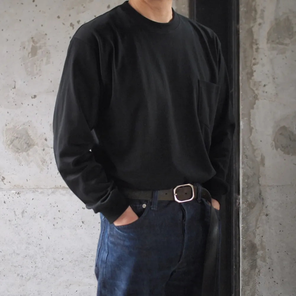 the bes/SUVIN×GIZA L/S POCKET T-SHIRT