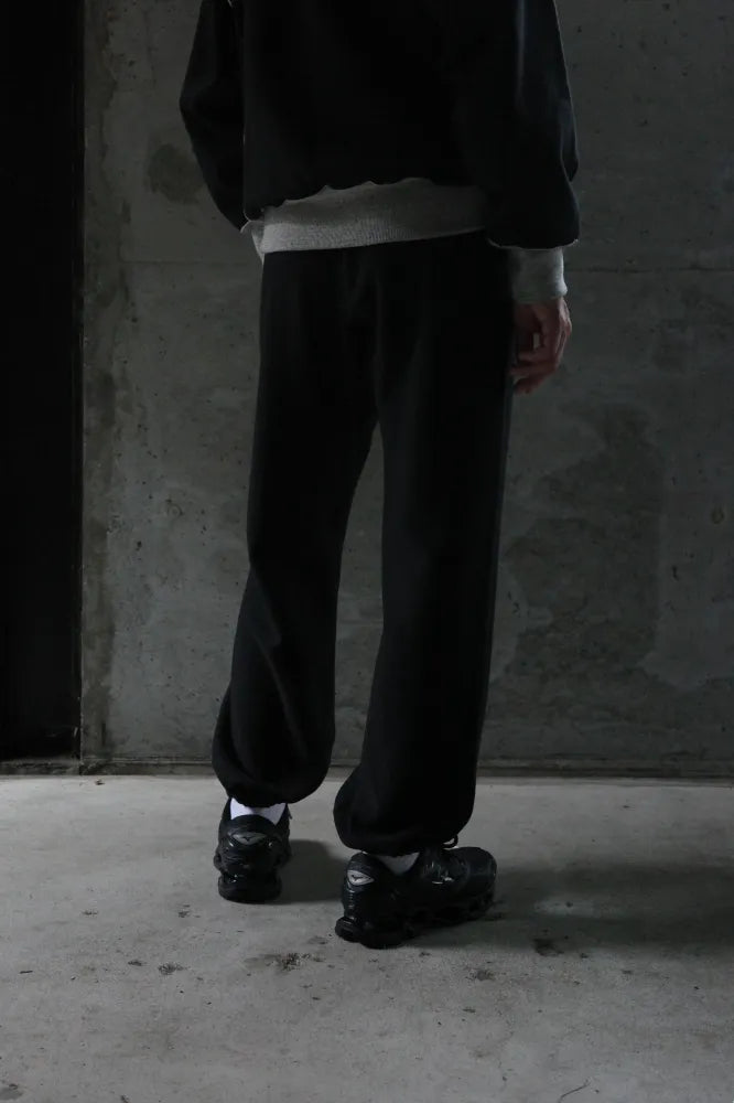 TUKI/cotton long john mix gray rib