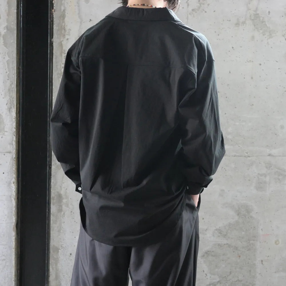 the bes/塩縮ハイゲージジャージー スキッパーL/S