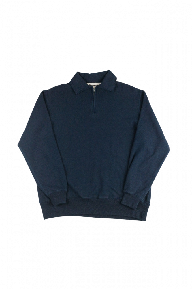 Slopeslow/Half zip top NVY