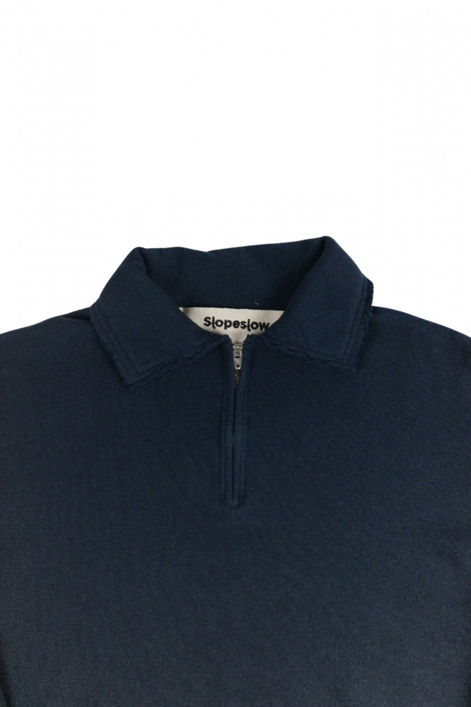 Slopeslow/Half zip top NVY