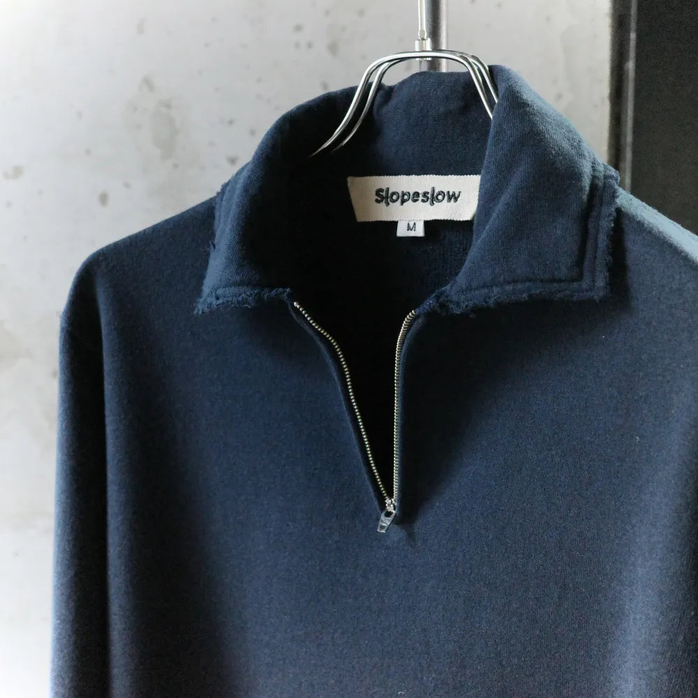 Slopeslow/Half zip top NVY