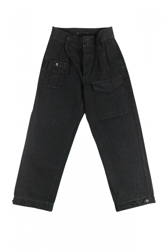 Nigel Cabourn/BRITISH ARMY PANT BLACK DENIM