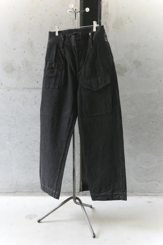 Nigel Cabourn/BRITISH ARMY PANT BLACK DENIM