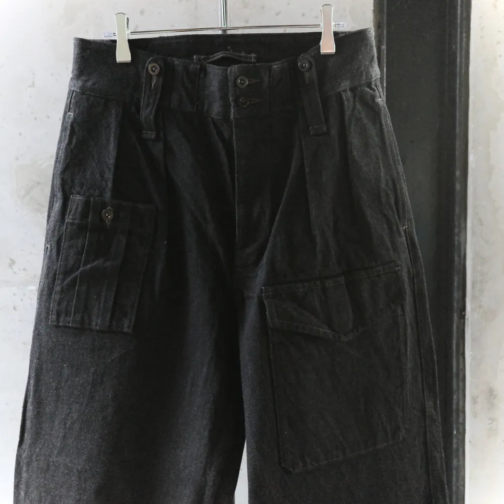 Nigel Cabourn/BRITISH ARMY PANT BLACK DENIM