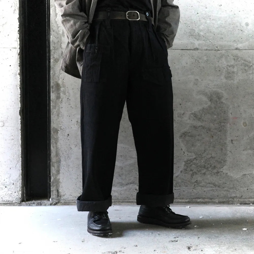 Nigel Cabourn/BRITISH ARMY PANT BLACK DENIM