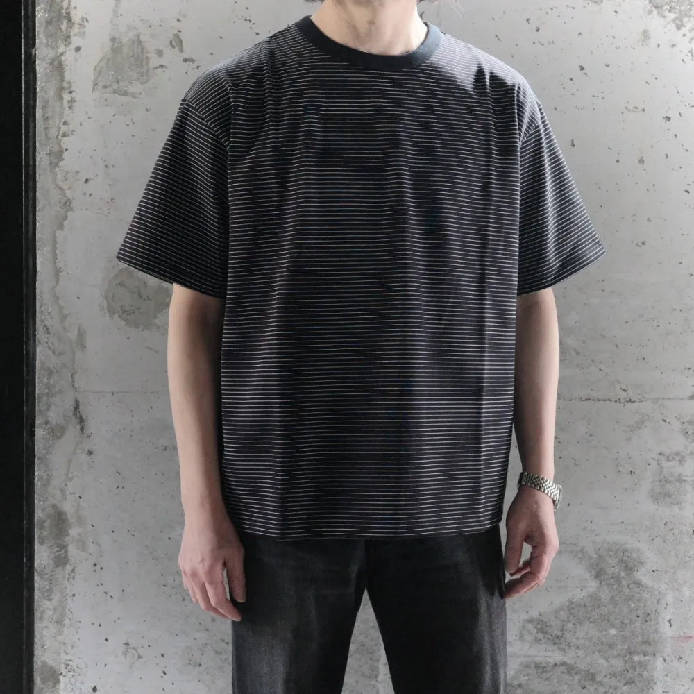 the bes/Giza compact stripe jersey short sleeve