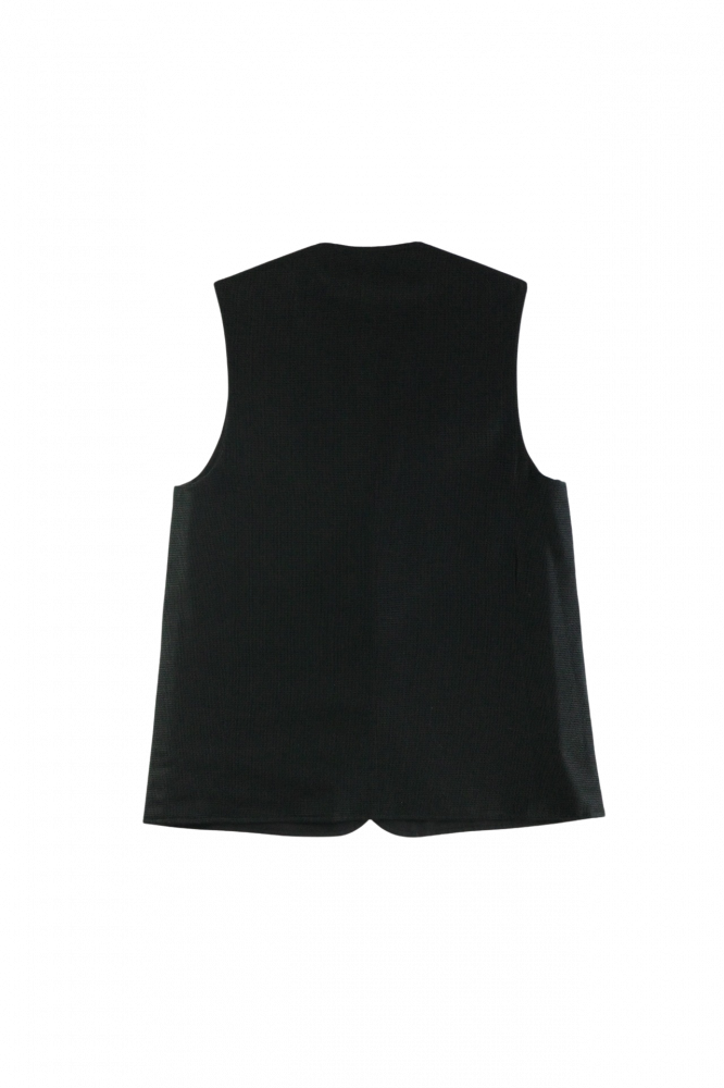 BISOWN/CHINO CLOTH×KARAMI REVERSIBLE VEST BK