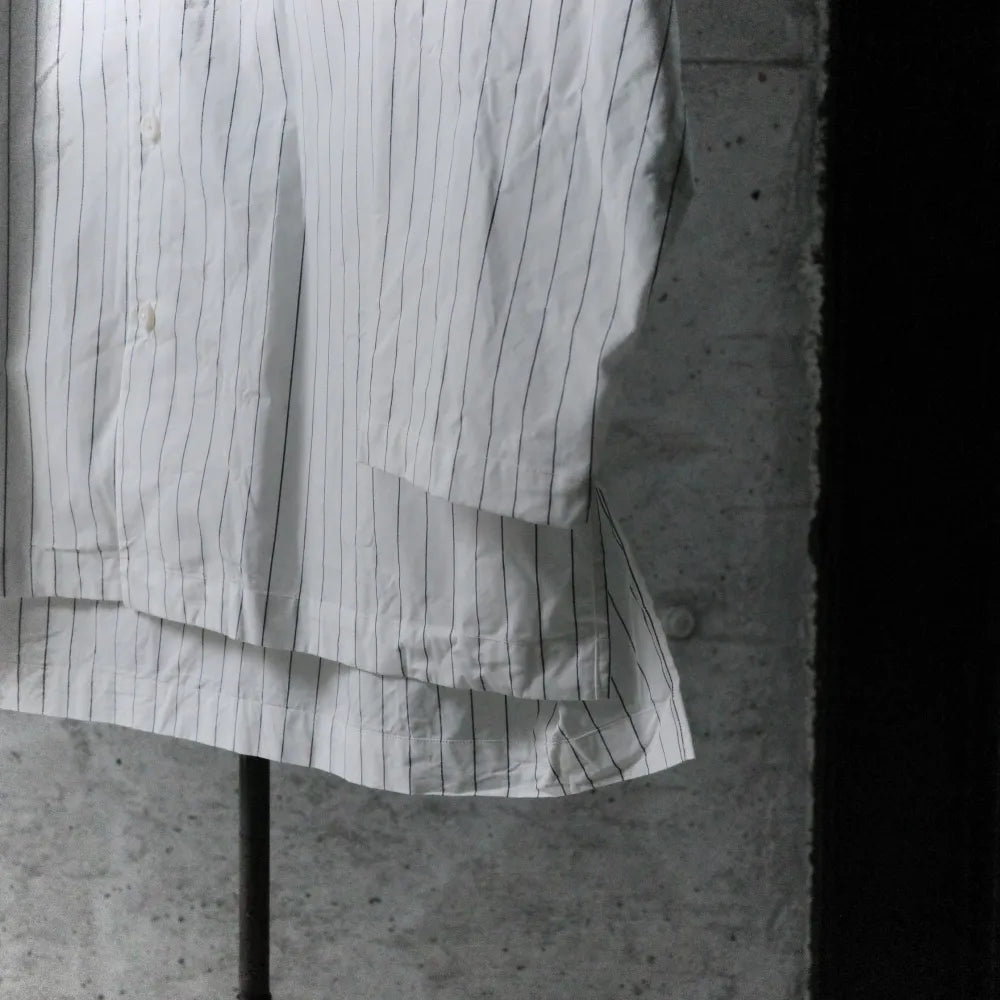 TOHNAI/OPEN COLLAR SHIRT