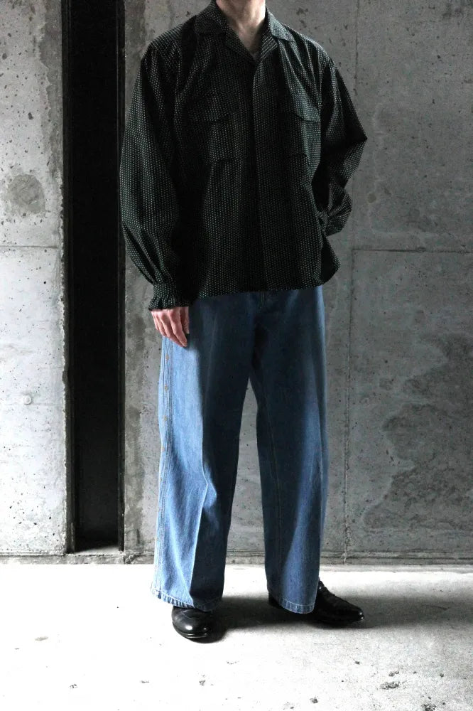 SARTO/OPEN COLLAR BLOUSE