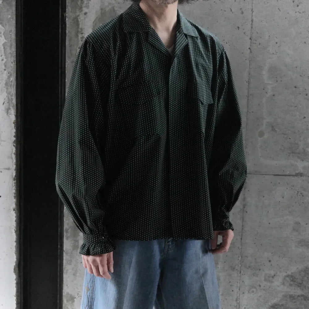 SARTO/OPEN COLLAR BLOUSE