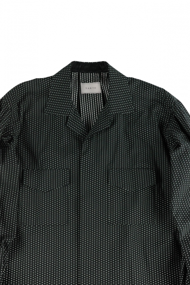 SARTO/OPEN COLLAR BLOUSE