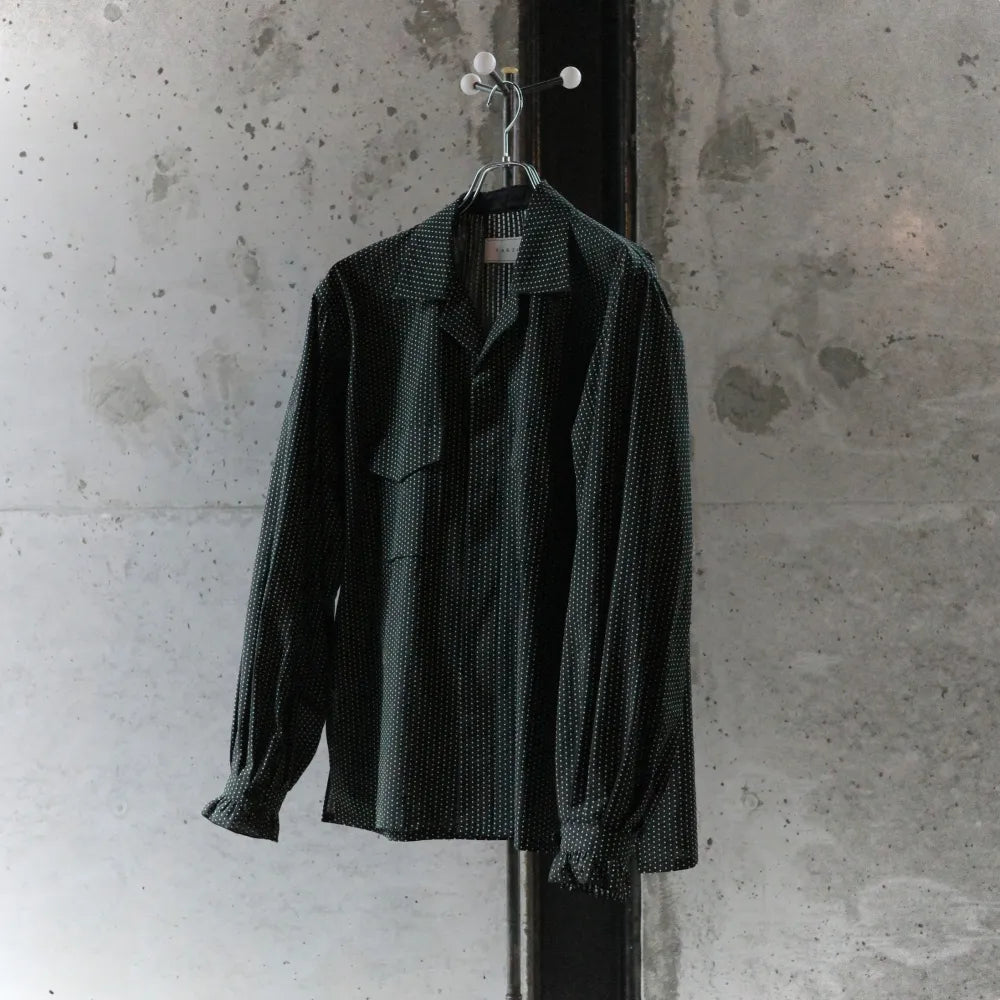 SARTO/OPEN COLLAR BLOUSE