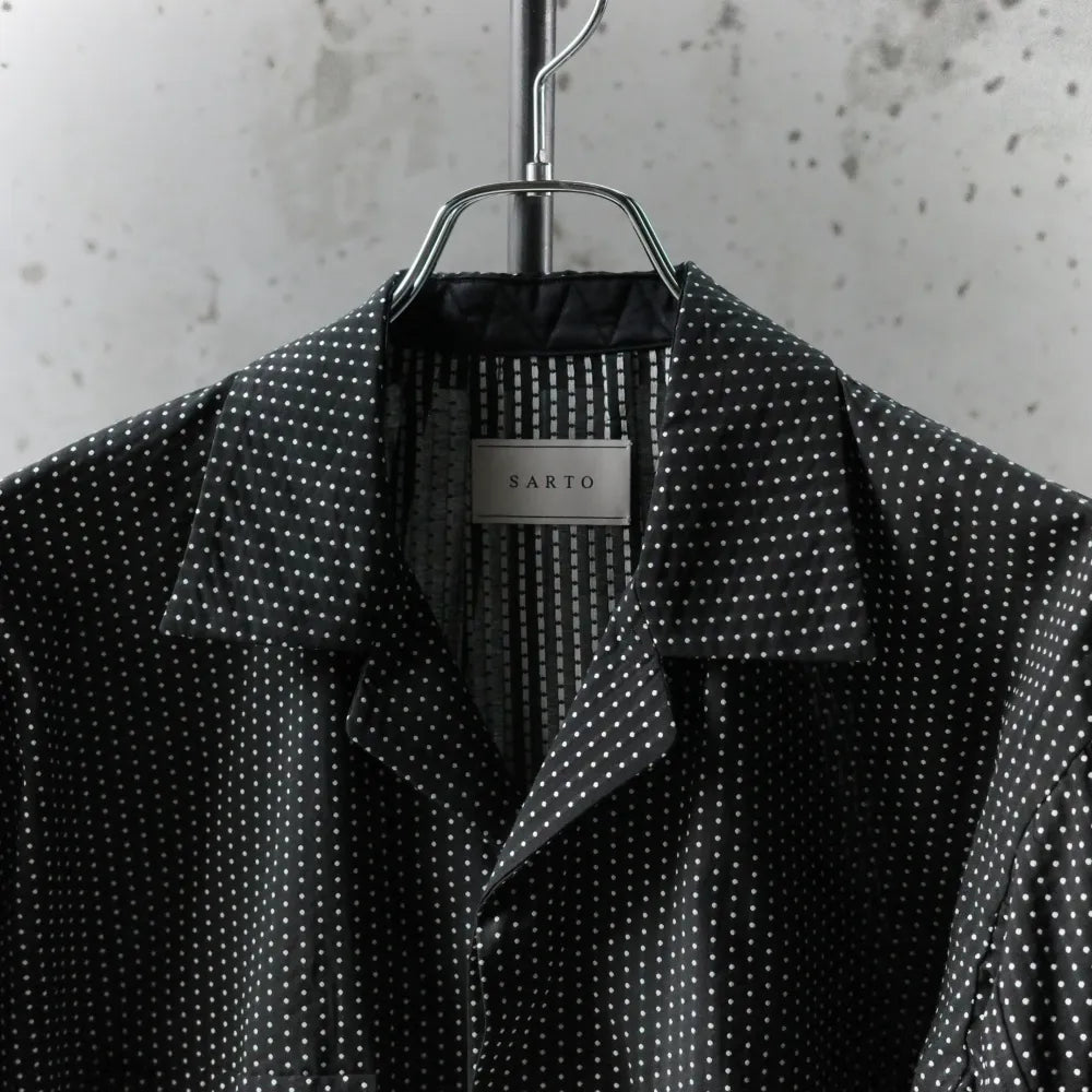 SARTO/OPEN COLLAR BLOUSE
