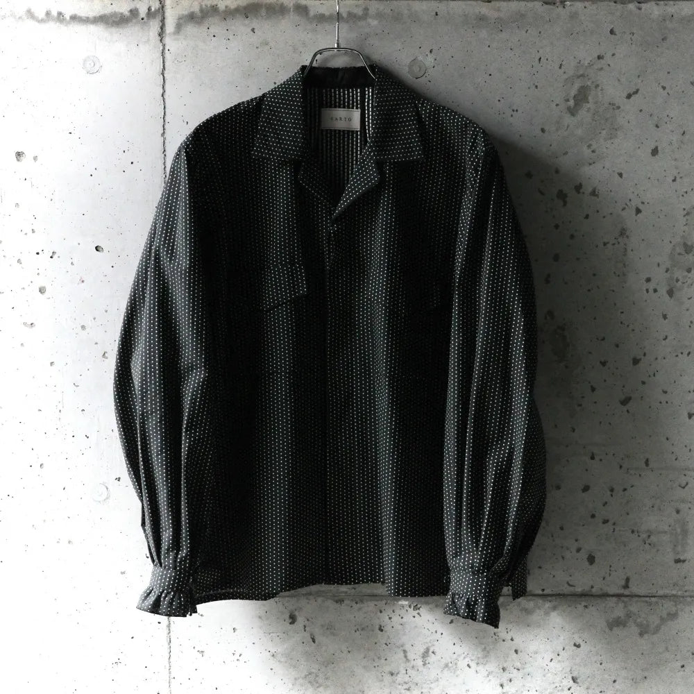 SARTO/OPEN COLLAR BLOUSE