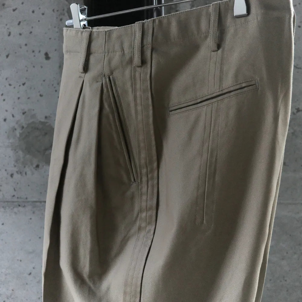 EESETT&Co/OUT SEAM TROUSERS-JOHNSTON- BG