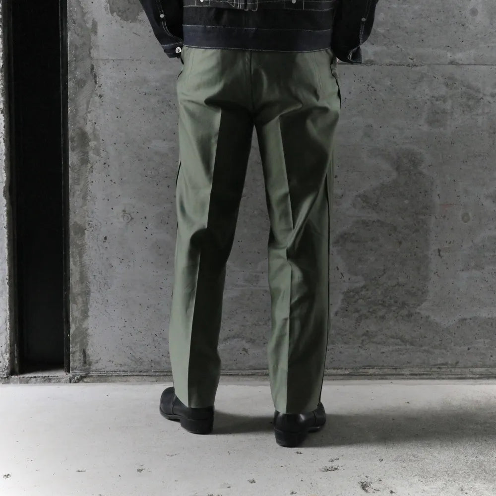 EESETT&Co/OUT SEAM TROUSERS-JOHNSTON- OLV