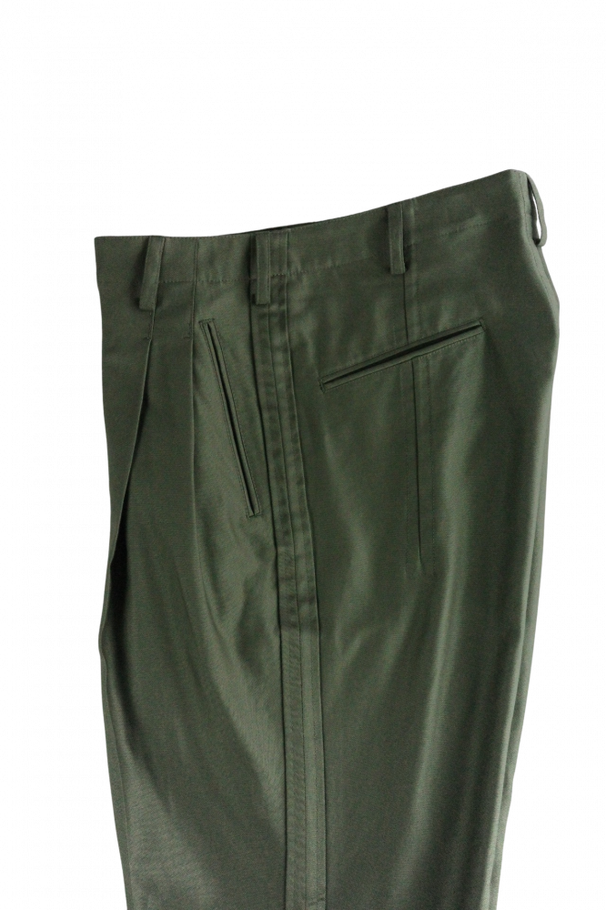 EESETT&Co/OUT SEAM TROUSERS-JOHNSTON- OLV