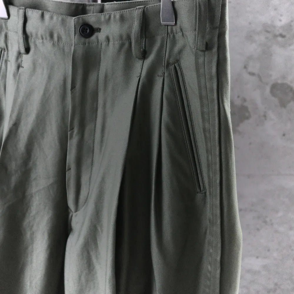 EESETT&Co/OUT SEAM TROUSERS-JOHNSTON- OLV