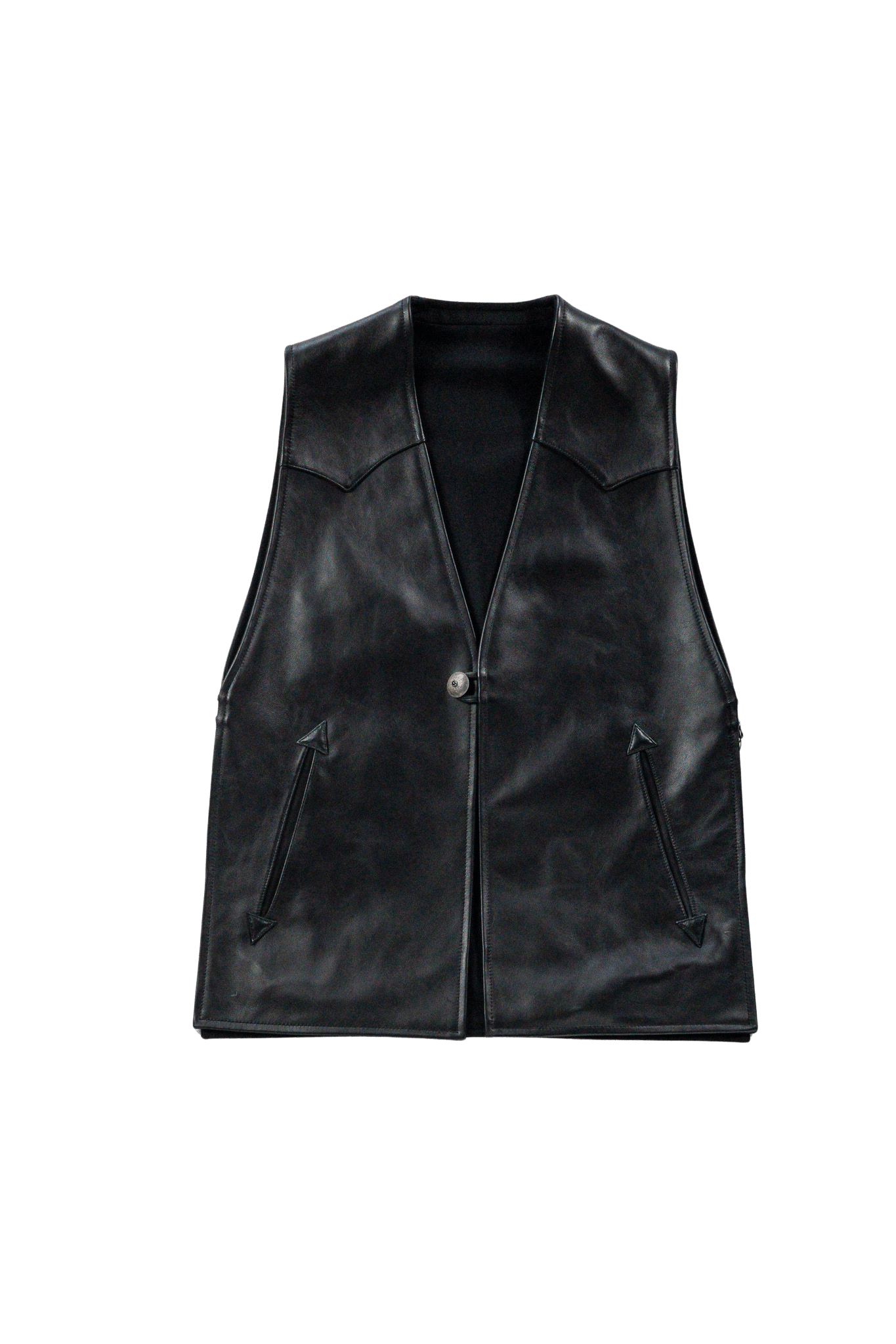 SARTO/LAMB LEATHER×CASHMERE REVERSIBLE VEST