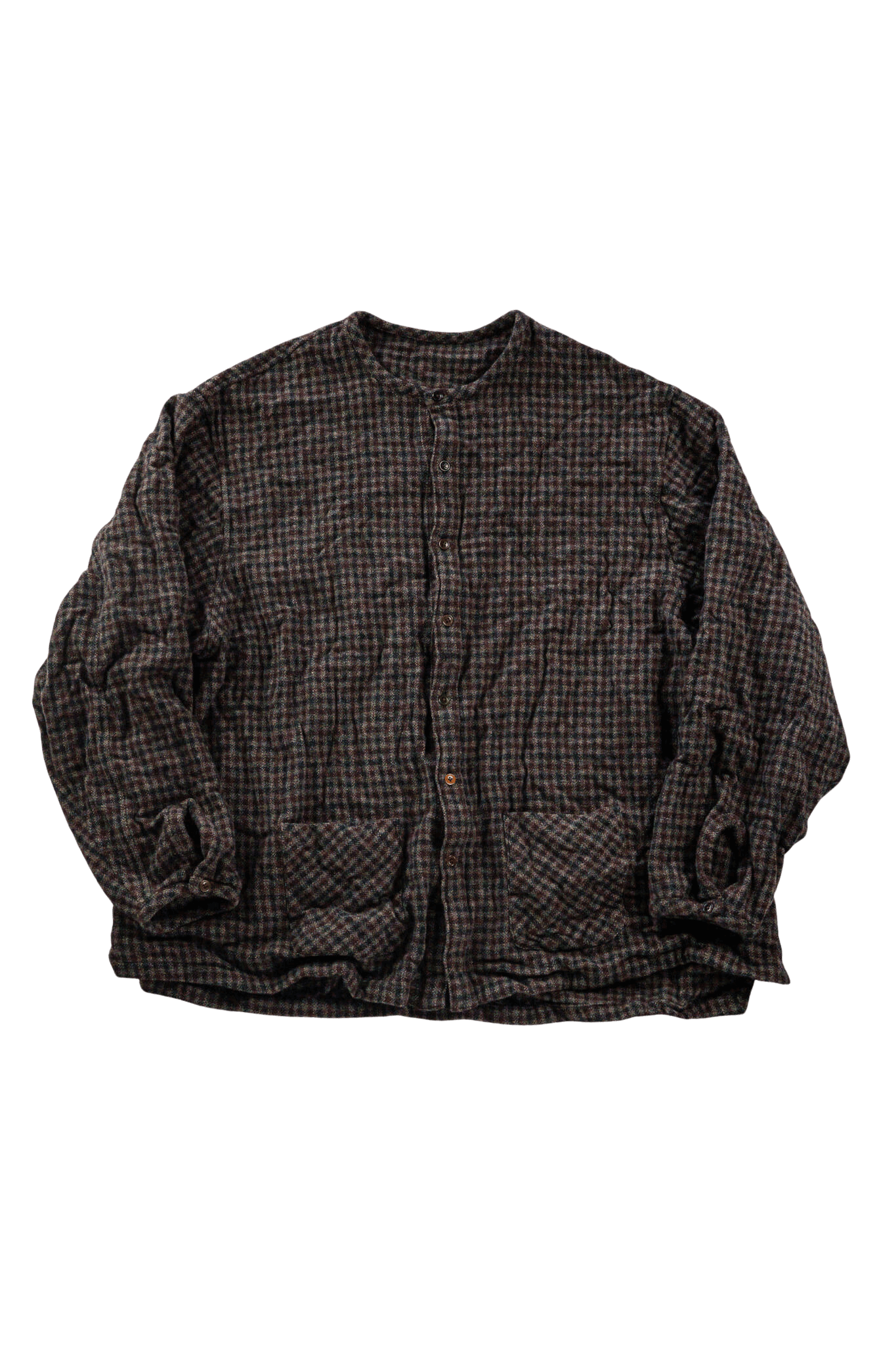 The crooked Tailor/Crew neck over cardigan shirts jacket