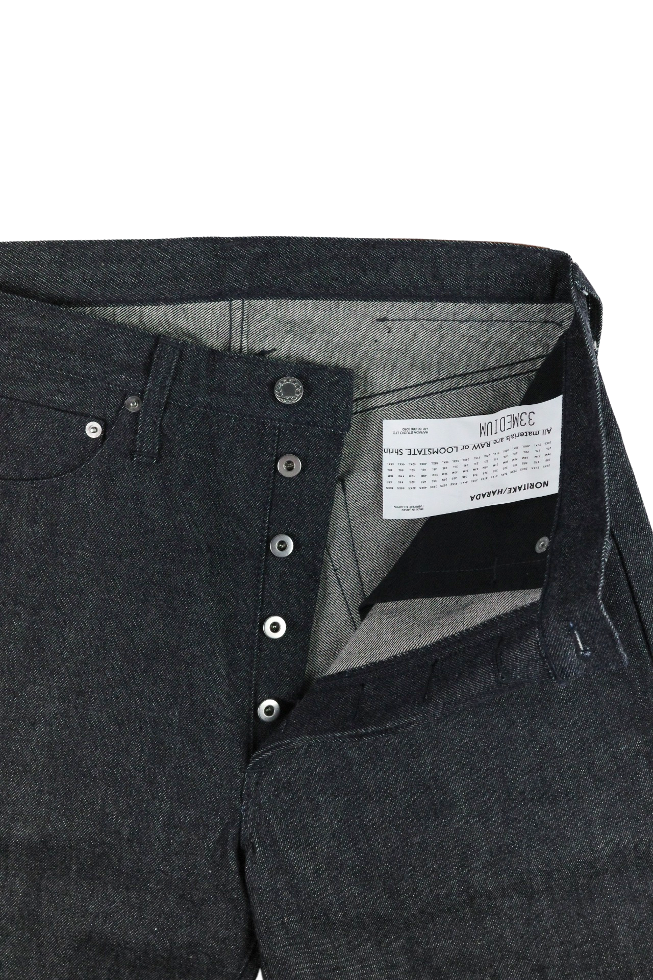 NORITAKE/HARADA/5 POCKET RIVETED JEANS