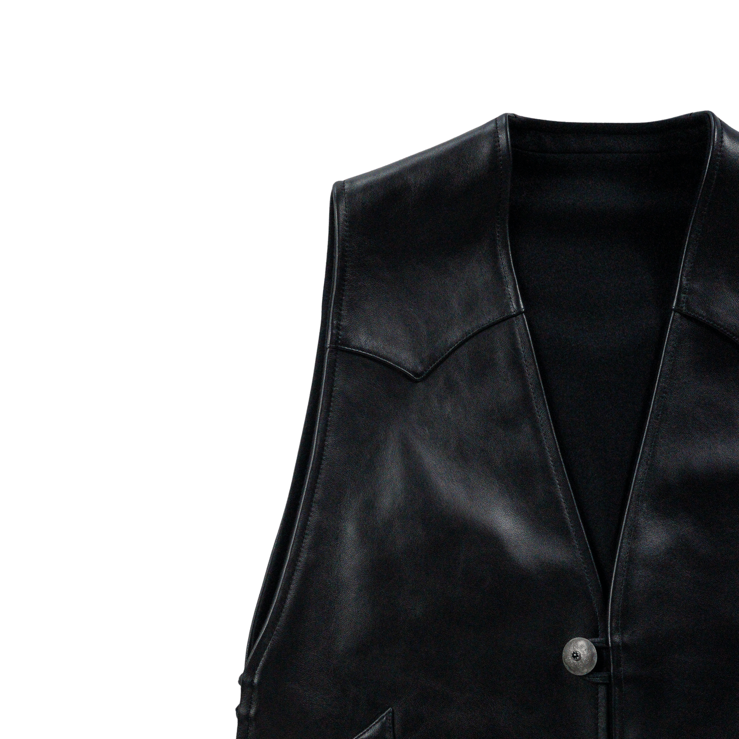SARTO/LAMB LEATHER×CASHMERE REVERSIBLE VEST