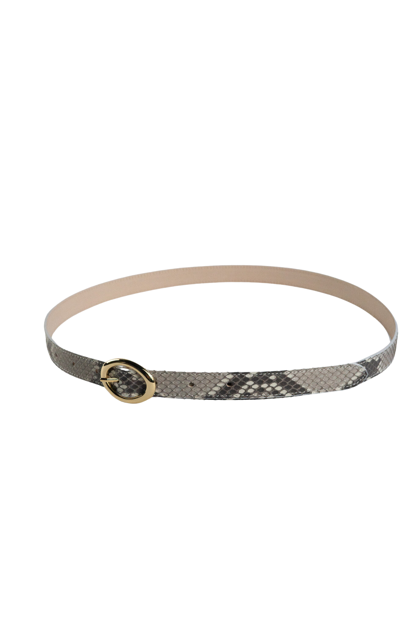 BISOWN(ビソウン)/PYTHON OVAL BELT/NA – PEAU DE L'OURS