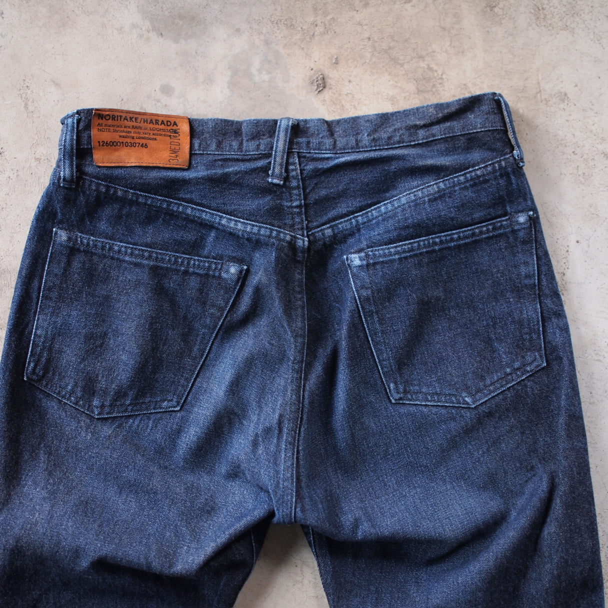 NORITAKE/HARADA/5 POCKET RIVETED JEANS