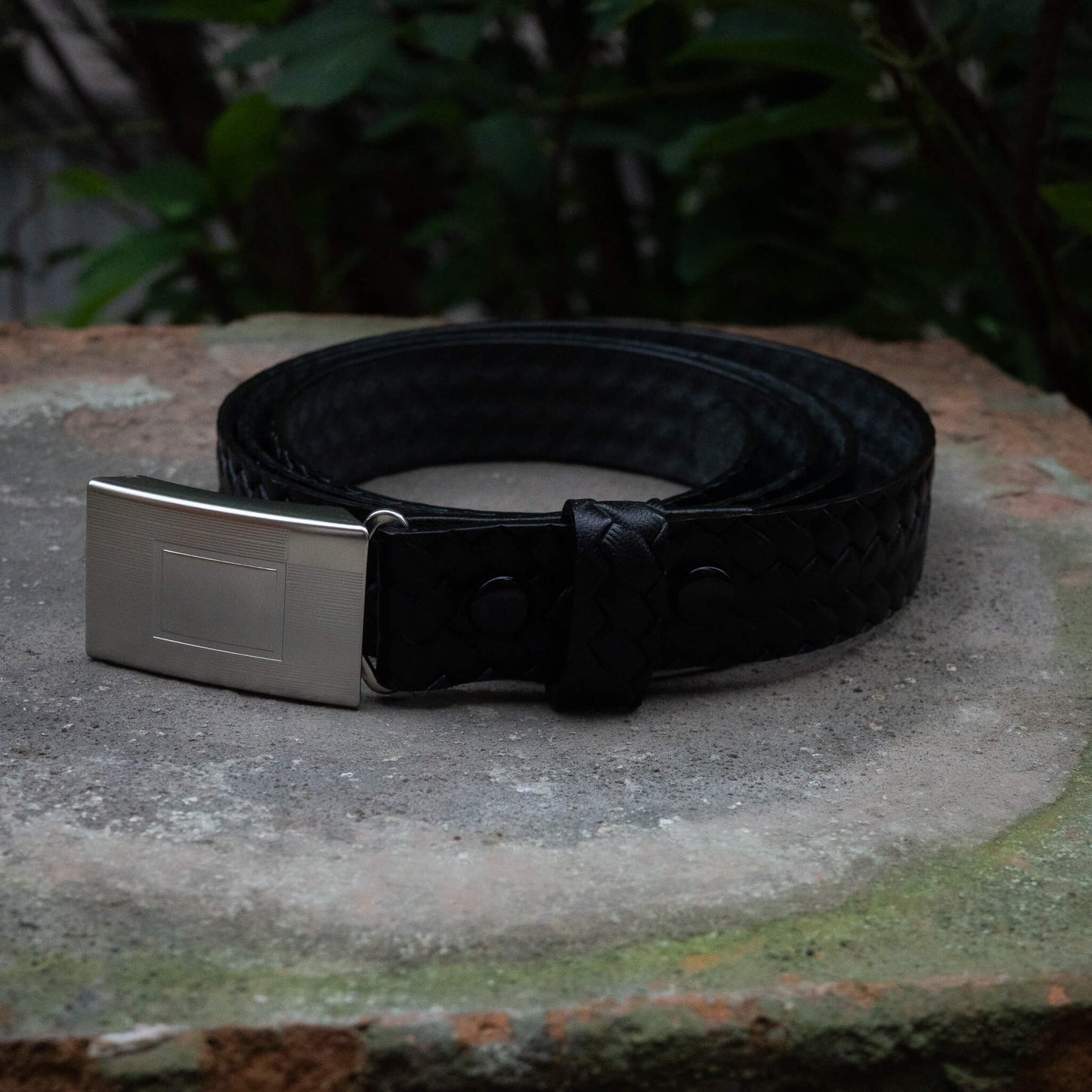 T.T Taiga Takahashi/Lot.021 Basketweave Pattern Belt