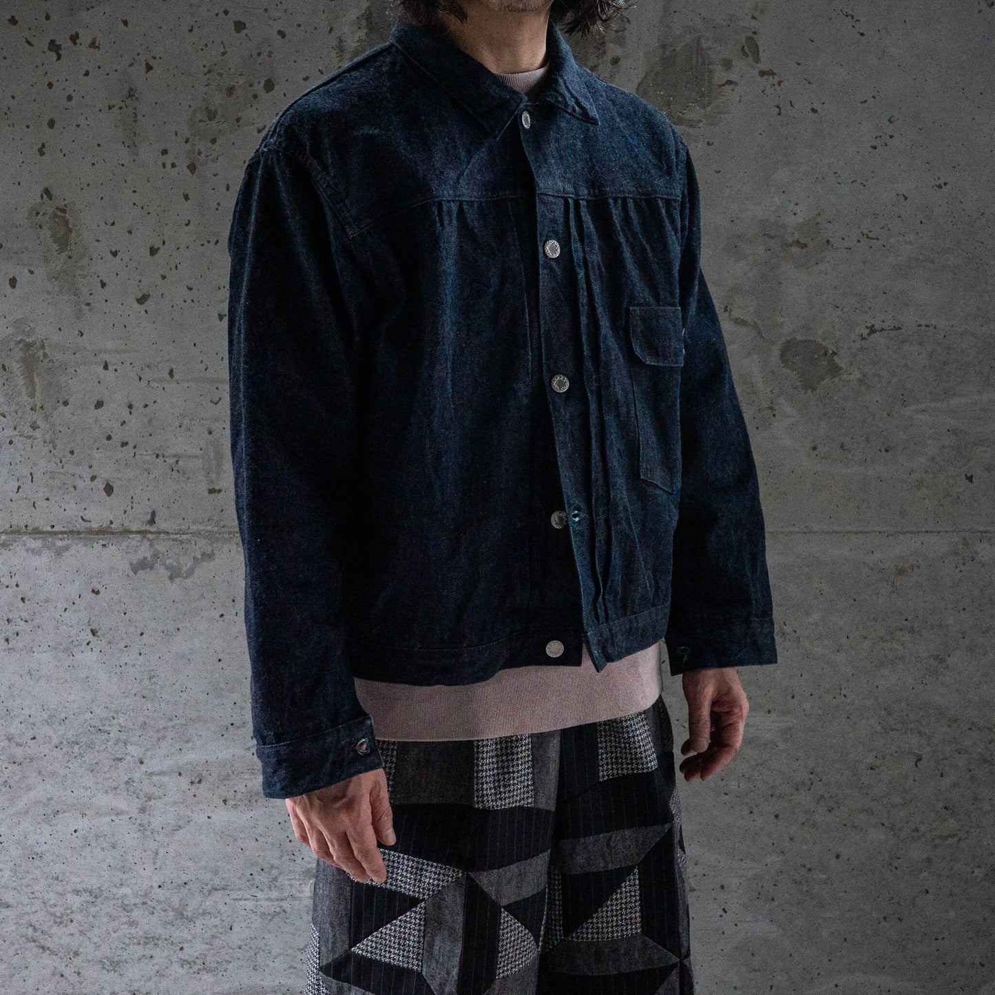 NORITAKE/HARADA/1POCKET PLEATED WORK JACKET EXTRA