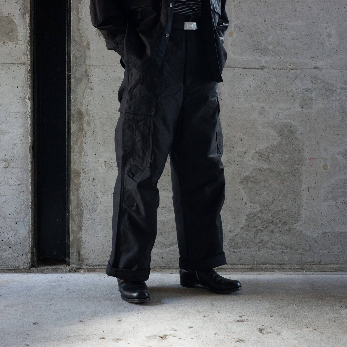 Nigel Cabourn/ARMY CARGO PANT BLACK