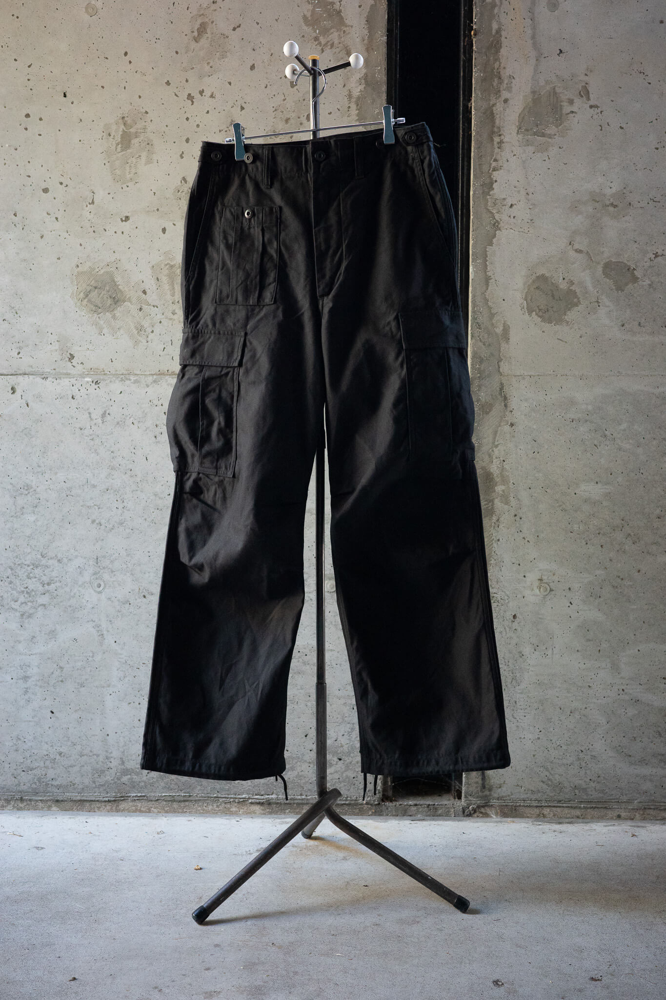 Nigel Cabourn/ARMY CARGO PANT BLACK