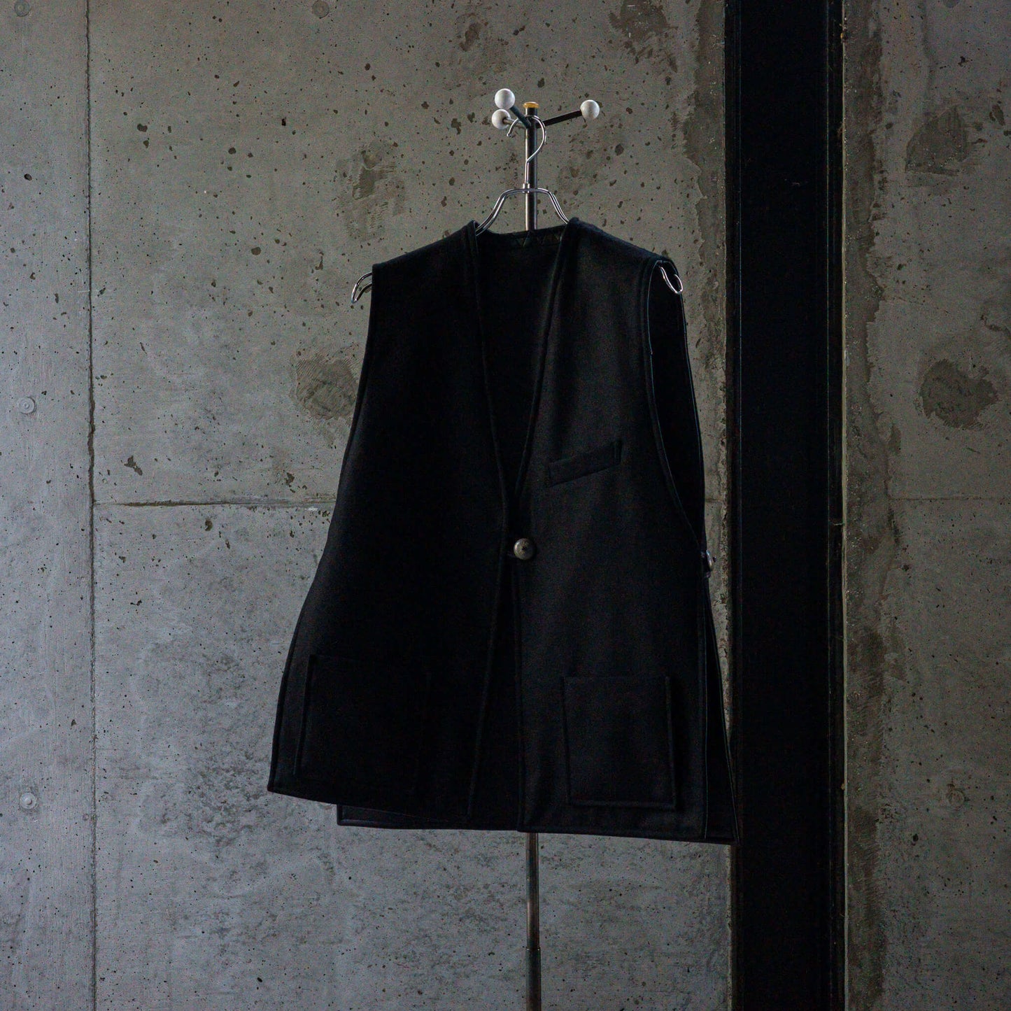 SARTO/LAMB LEATHER×CASHMERE REVERSIBLE VEST