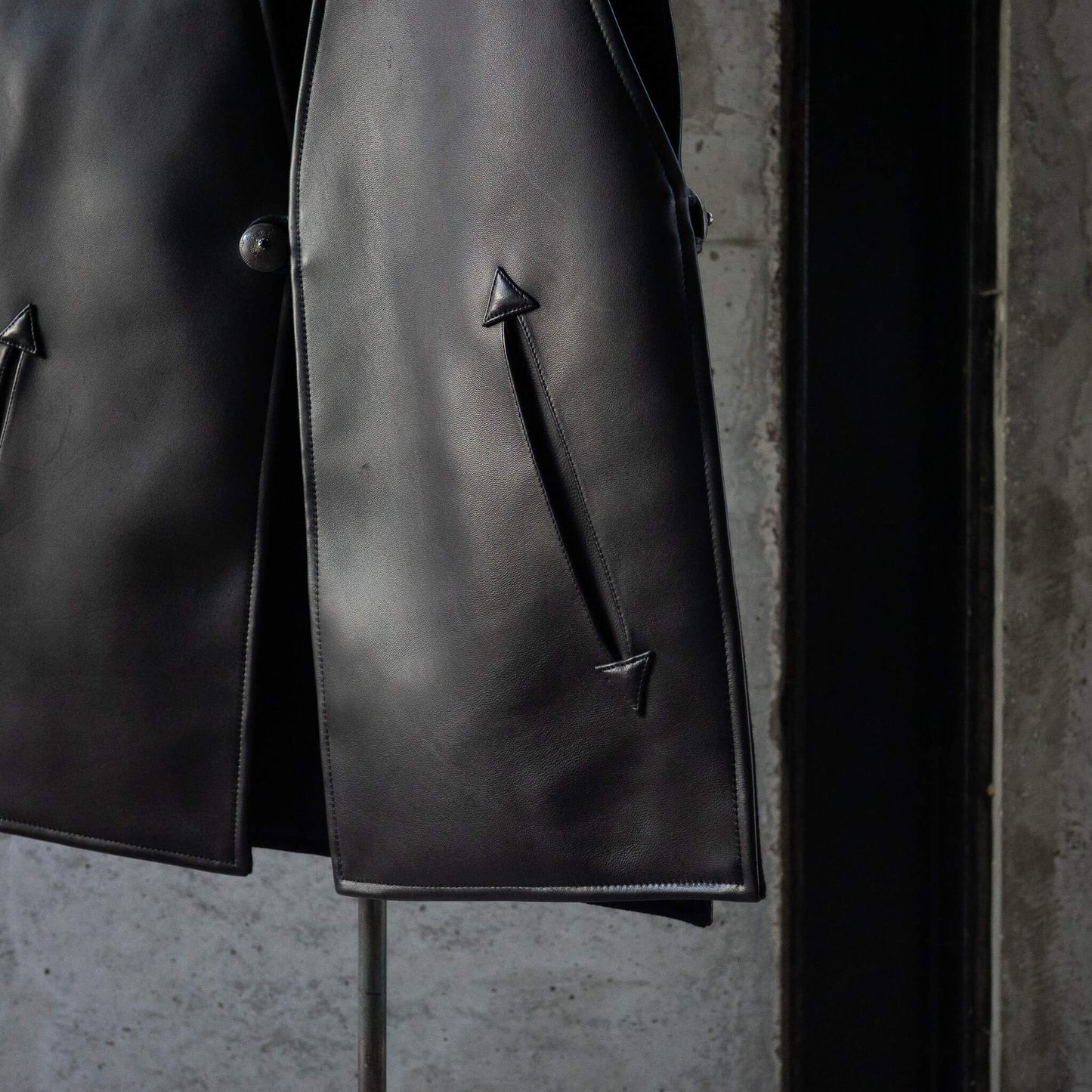 SARTO/LAMB LEATHER×CASHMERE REVERSIBLE VEST