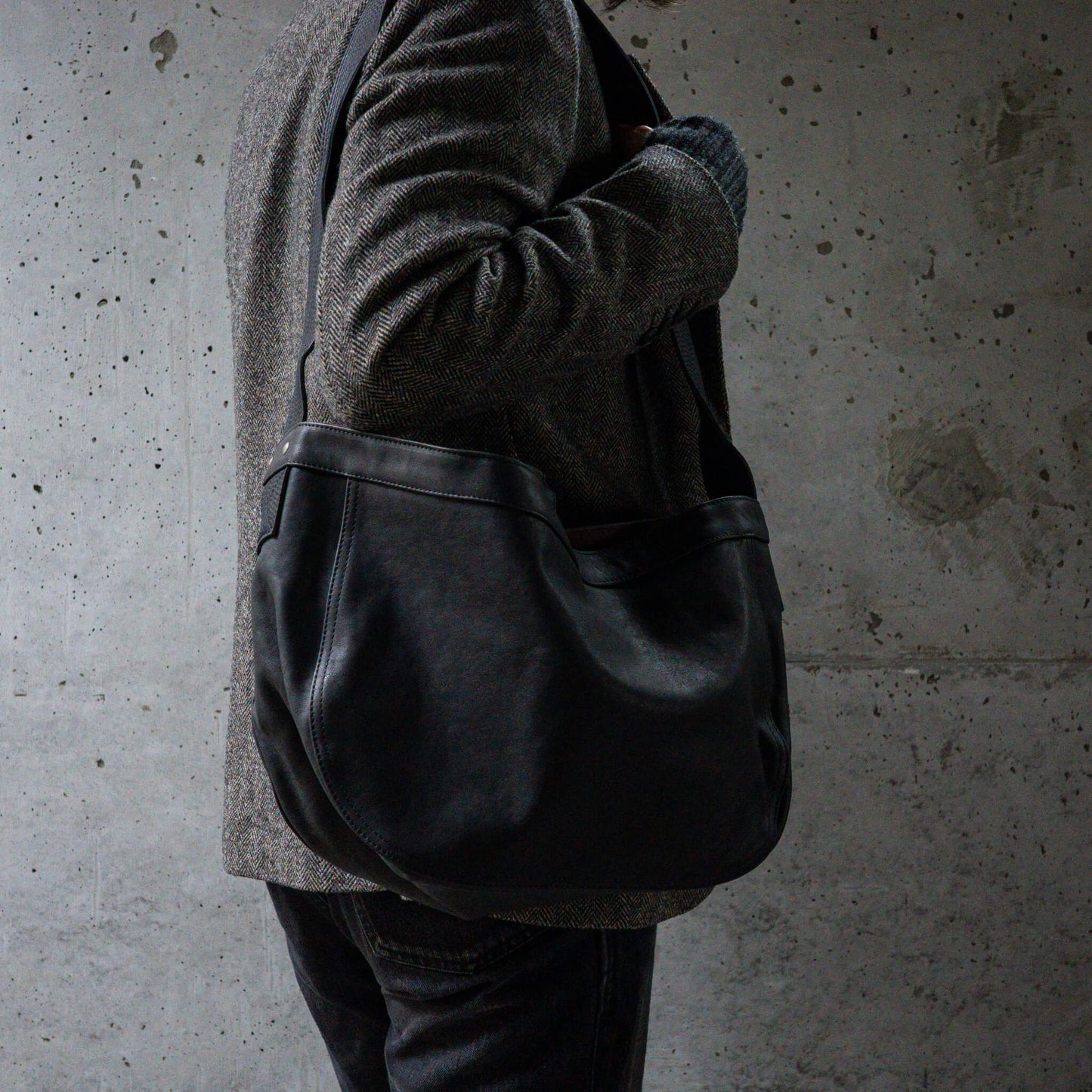 T.T Taiga Takahashi(ティー・ティー/タイガ タカハシ)/Lot.018 Newsboy Bag Horse Leather Small