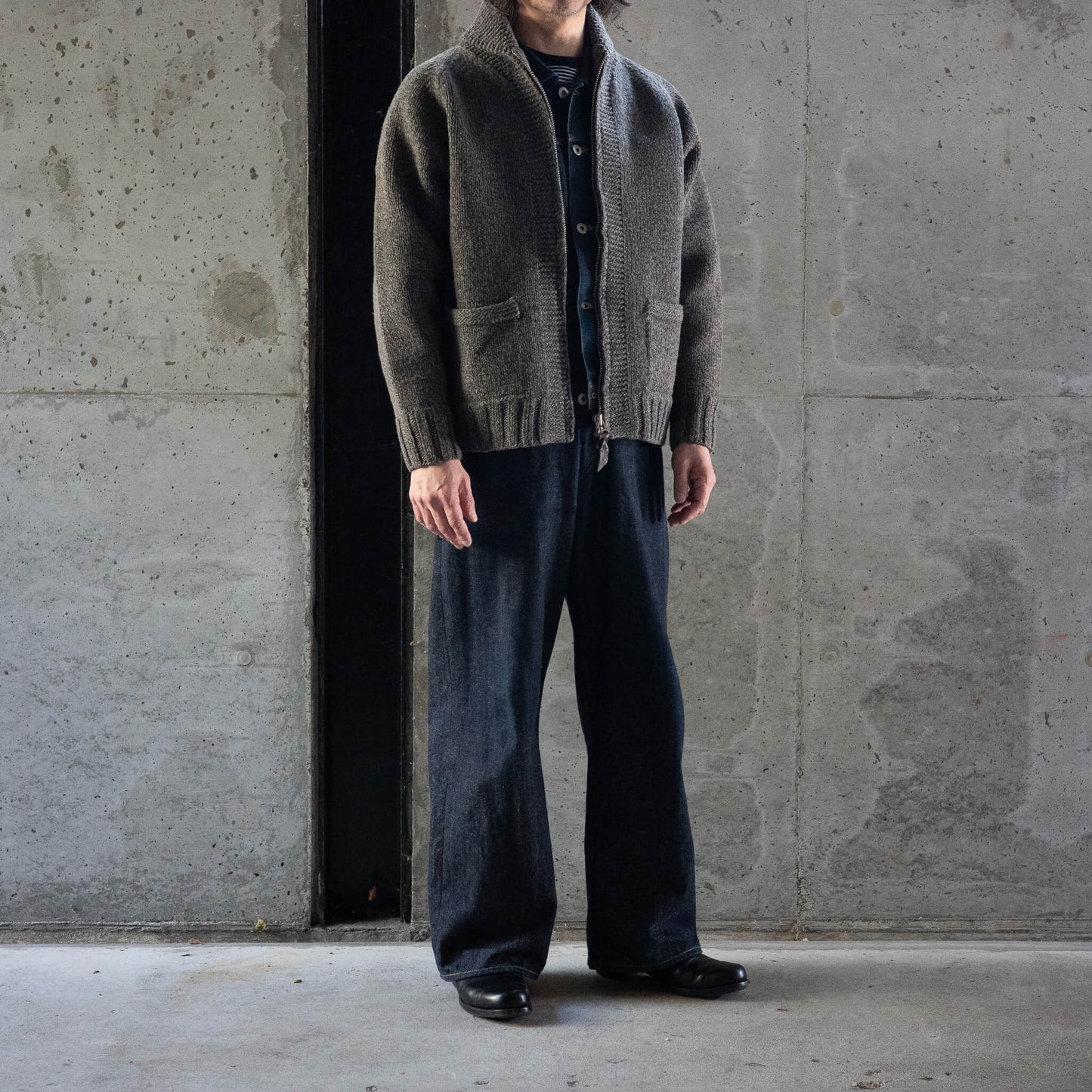 Slopeslow(スロープスロウ)/cowichan sweater