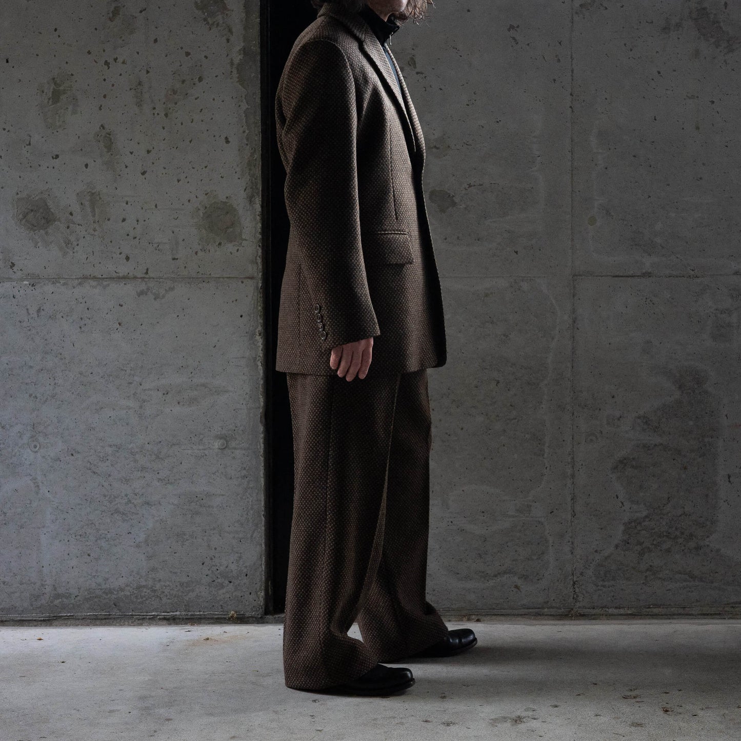 BISOWN(ビソウン)/HEAVY WOOL 1TUCK EASY SLACKS