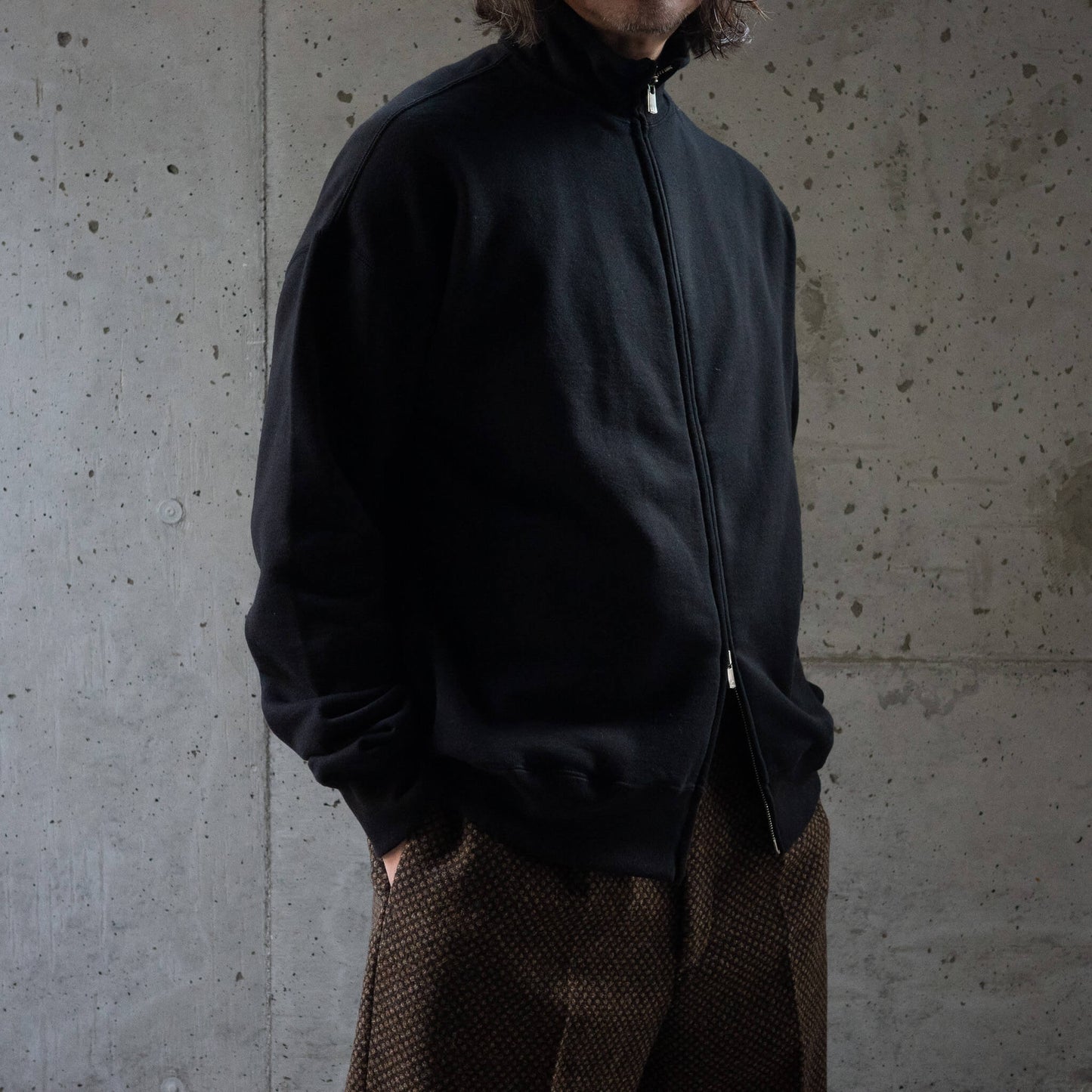 BISOWN(ビソウン)/CO/WO URAKE ZIP TRUCK JACKET