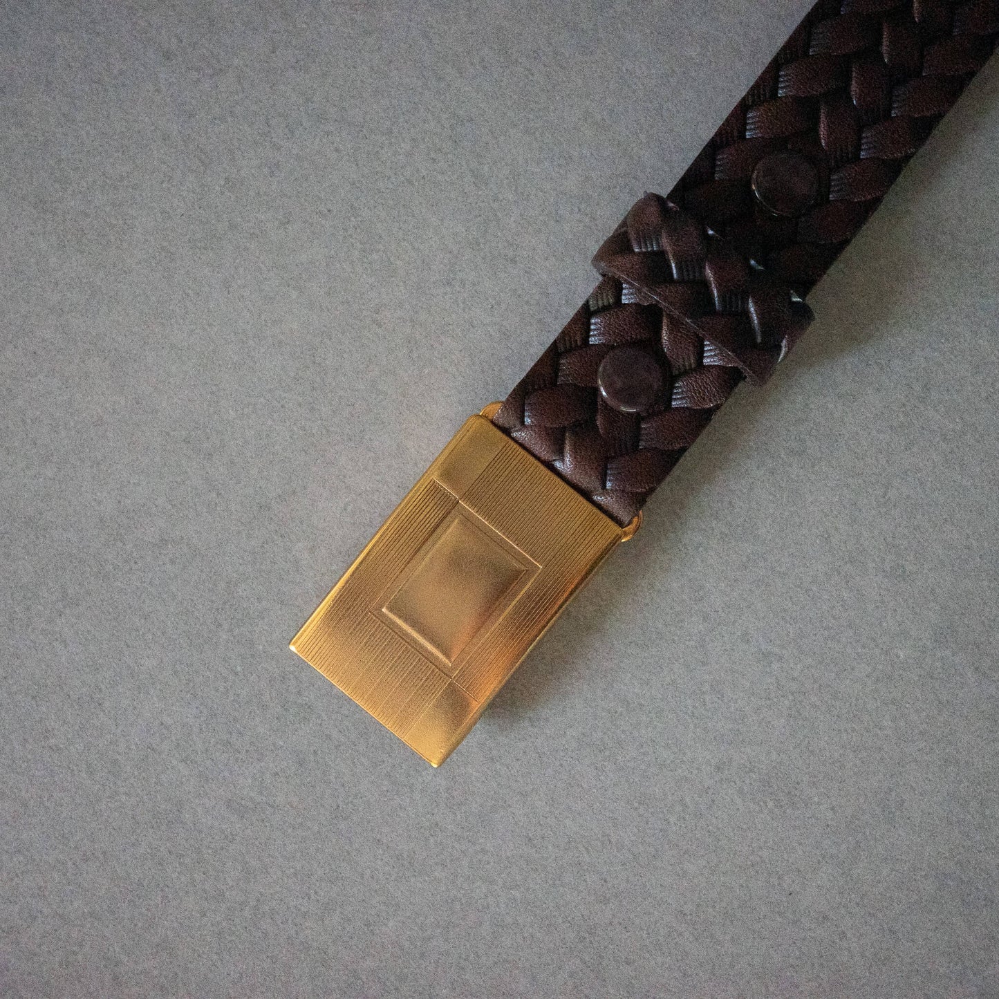 T.T Taiga Takahashi(ティー・ティー/タイガ タカハシ)/Lot.021 Basketweave Pattern Belt
