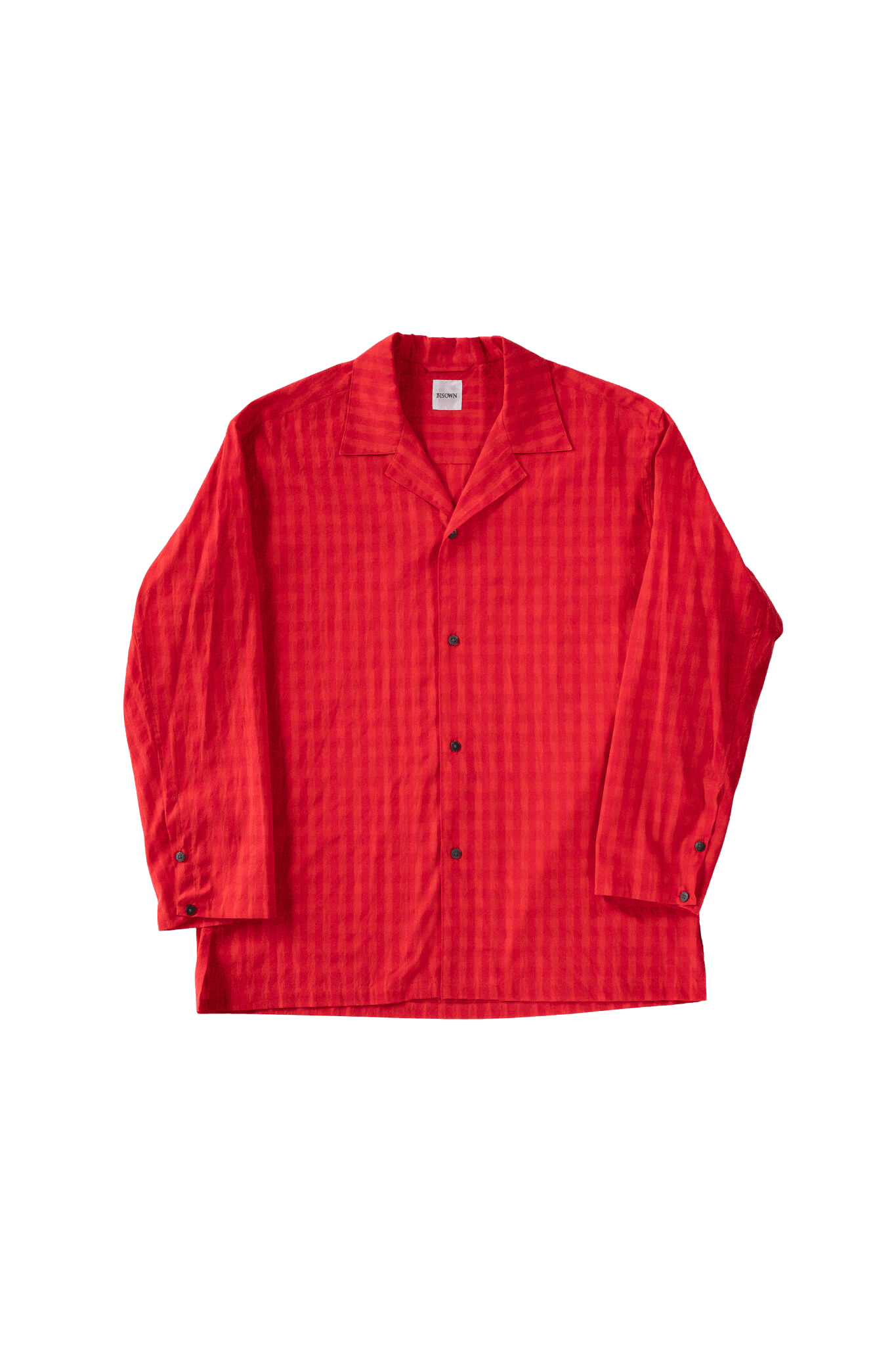 BISOWN(ビソウン)/COTTON HIDDEN CHECK SLEEPING SHIRTSJACKET RC