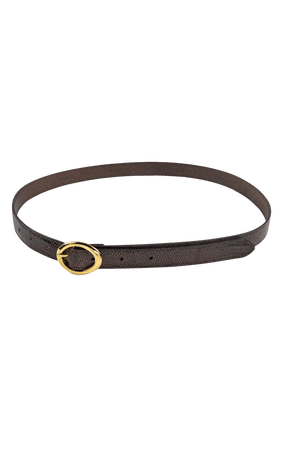 BISOWN ビソウン LIZARD OVAL BELT ベルト BISOWN(ビソウン)/LIZARD OVAL BELT – peau de l'Ours