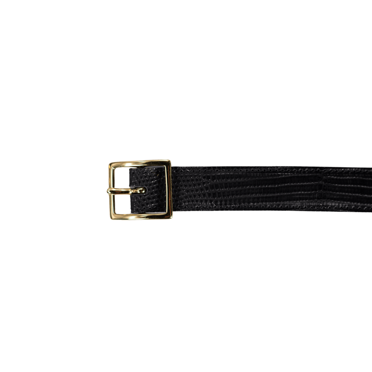 BISOWN(ビソウン)/LIZARD CLASSIC SQUARE BELT/BK