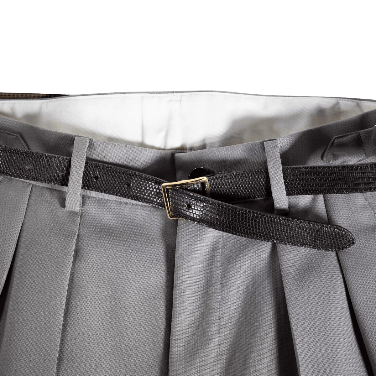 BISOWN(ビソウン)/LIZARD CLASSIC SQUARE BELT/DB