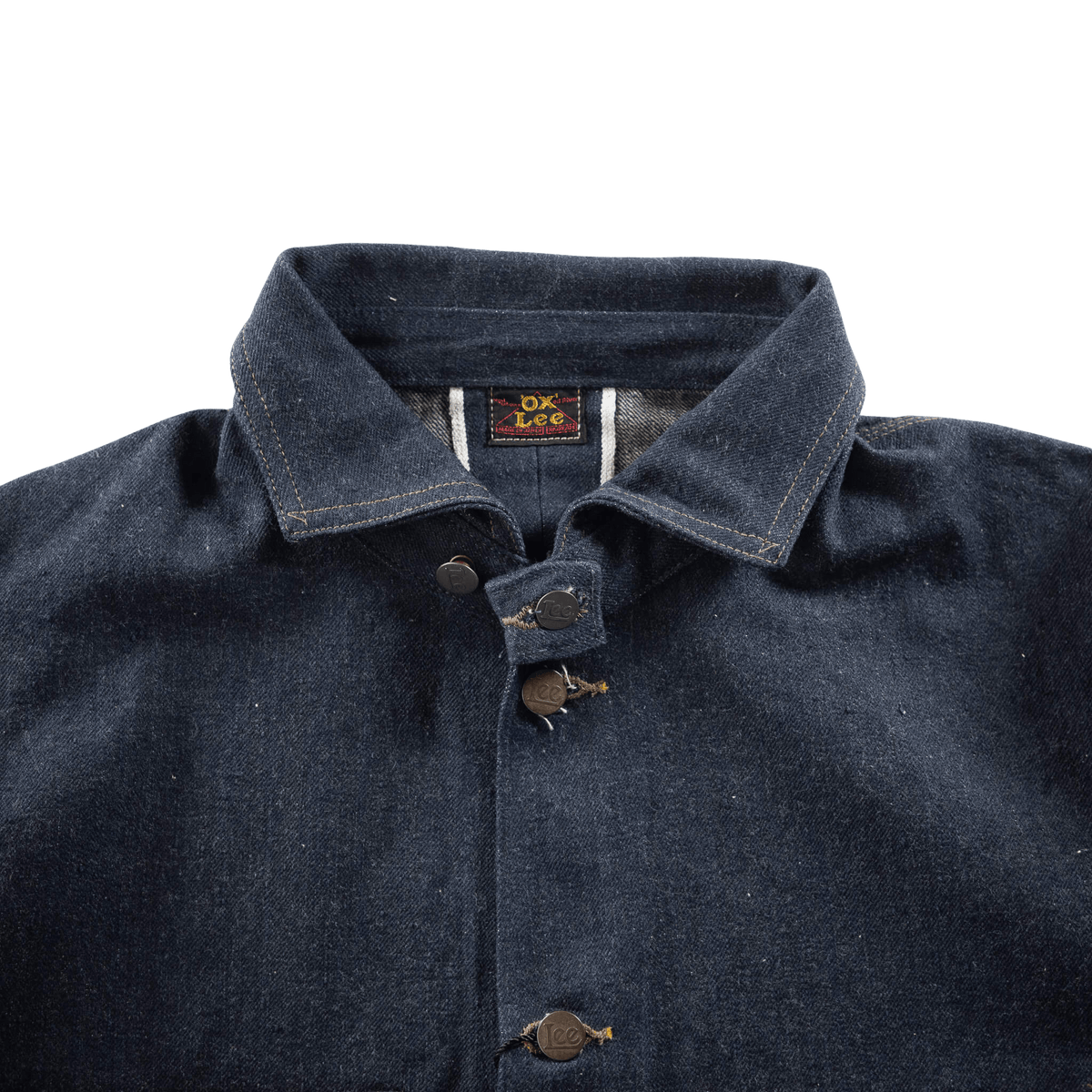 Lee × Nigel Cabourn OX'ed Silver/RAILWAY MAN LOCO JACKET