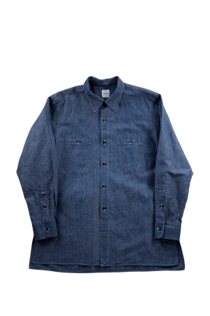 BISOWN(ビソウン)/COTTON LINEN CAMBRAY SHIRTS D.INDIGO – PEAU DE L'OURS