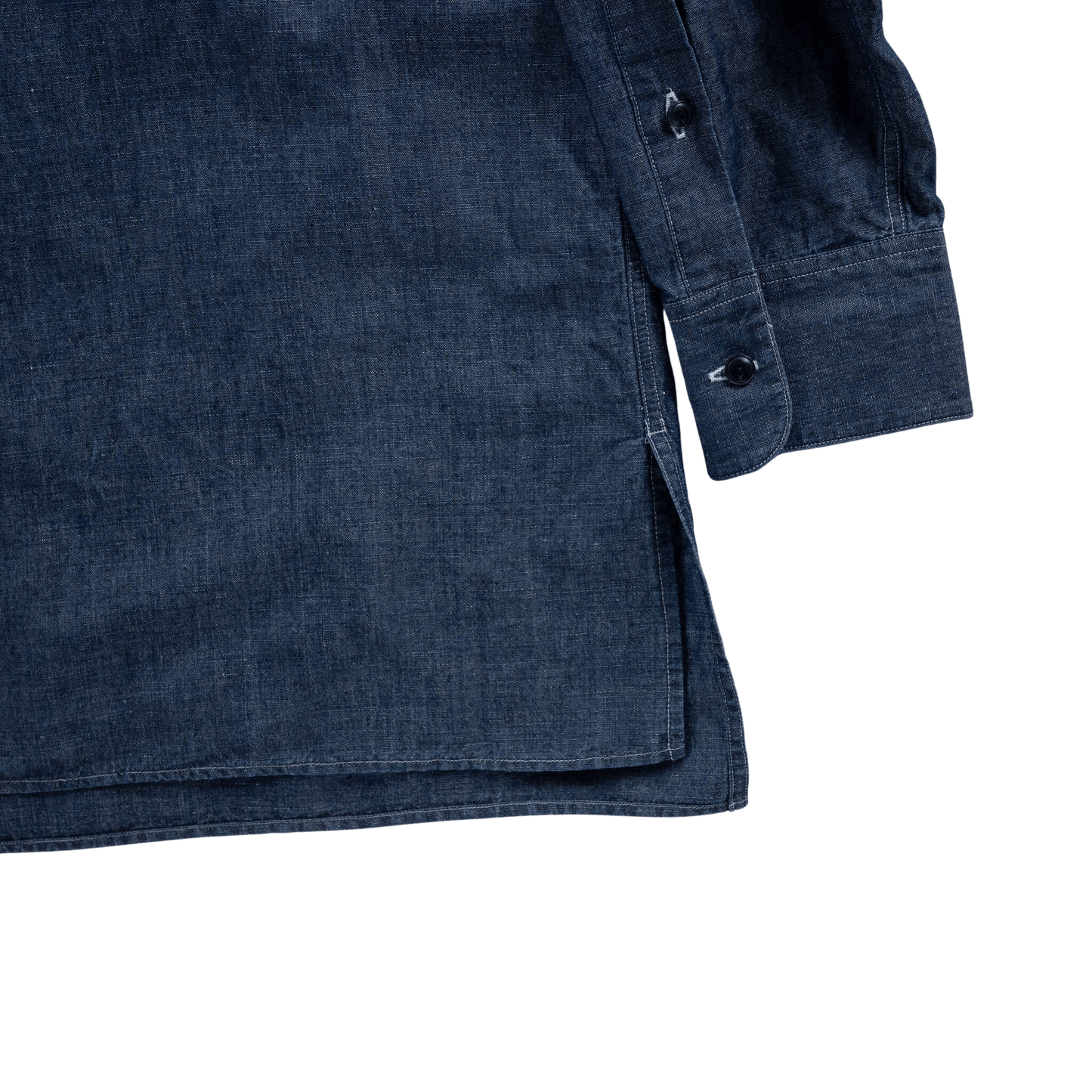 BISOWN(ビソウン)/COTTON LINEN CAMBRAY SHIRTS D.INDIGO