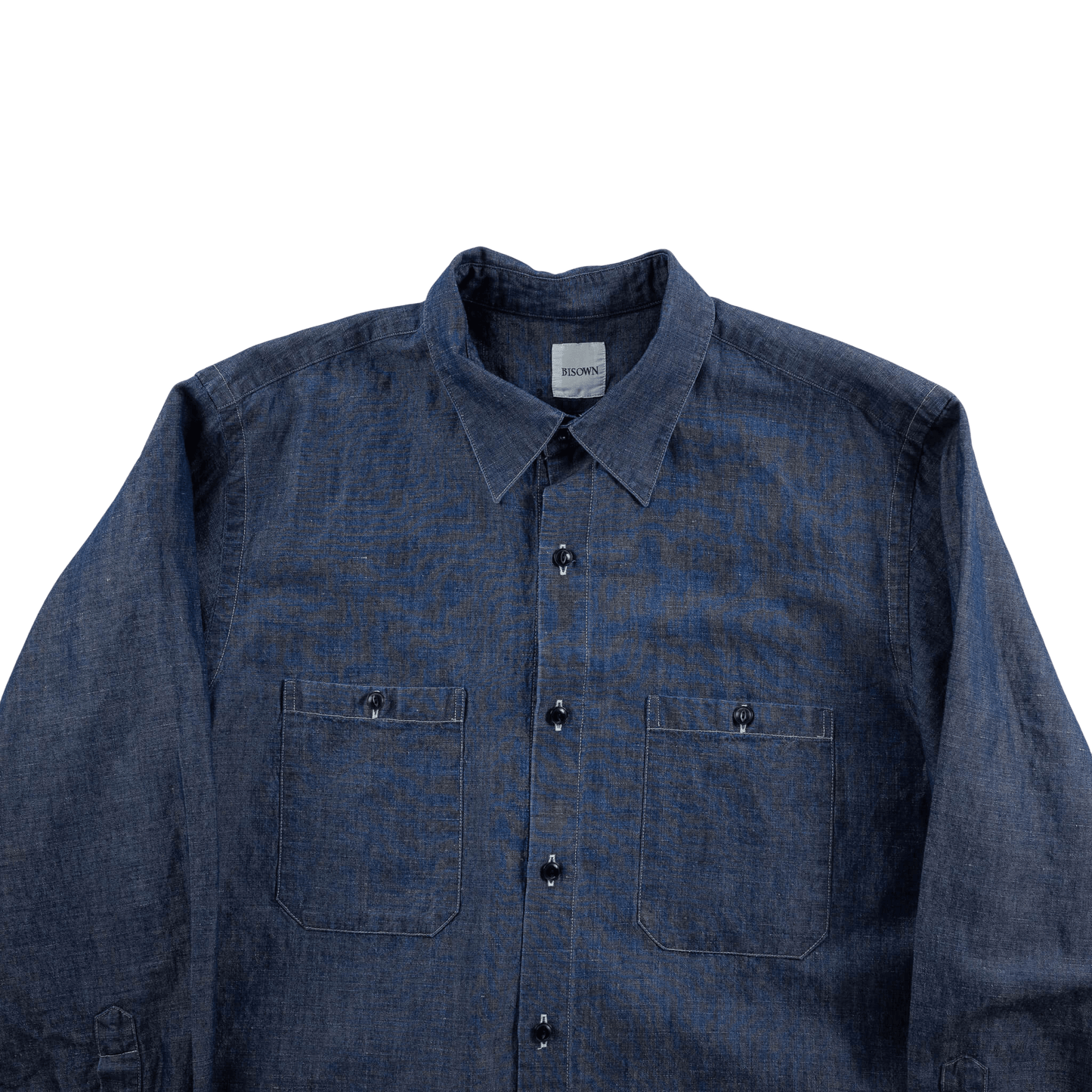 BISOWN(ビソウン)/COTTON LINEN CAMBRAY SHIRTS D.INDIGO
