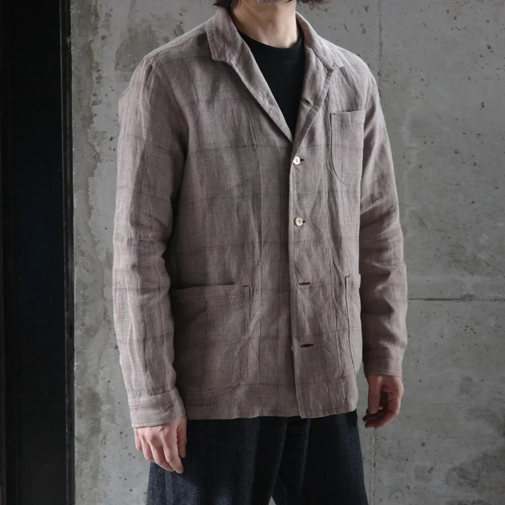 Aquellos Ojos Verdes/Classic open collar jacket